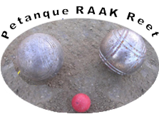 Logo petanque Raak Reet